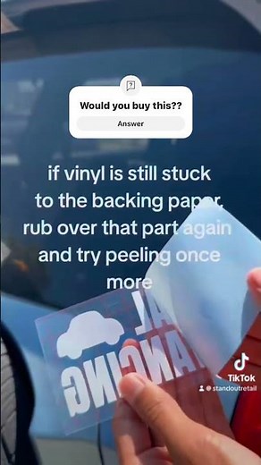 How to Apply Your Vinyl Decal!