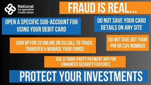 8.7K views · 13 reactions | Yes, card fraud, both credit and debit, is a real and significant problem but you can #protectyourinvestments #financialtips #moneymatters #accountmonitoring #membercare #NCCU #yourcommunityfinancialpartner | EmoNews | Facebook