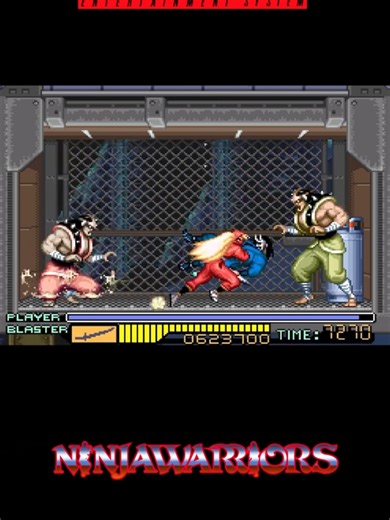 Ninja Warriors: Full Gameplay on Super Nintendo