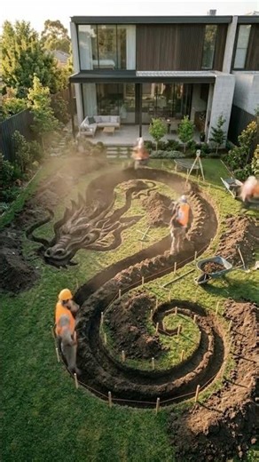 We Built a Giant Dragon-Shaped Pool in Our Backyard 🐉 | Insane Construction Process