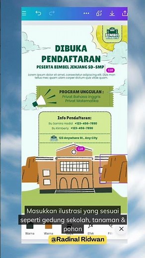 How to Design a Tutoring Center Promotional Poster in Canva 📚✨ [SAVE FOR LATER]