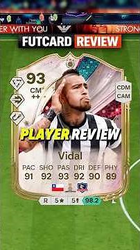 🇨🇱 93 VIDAL EVO Review in FC26 - PRIME VIDAL 😳🔥 #fc26 #nationalcaptain #Evolution #vidal #review