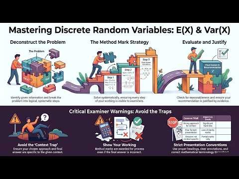 Discrete random variables E(X), Var(X) Mathematics 9709 AS and A Level
