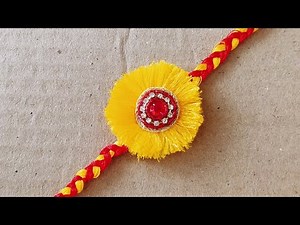 Easy and beautiful silk thread rakhi