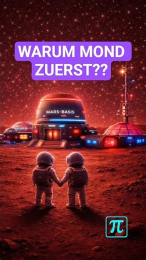 Der Mond ist nur ein Test… das echte Ziel ist der Mars 🌙🖖 #qubertus #mond #mars #raumfahrt #science