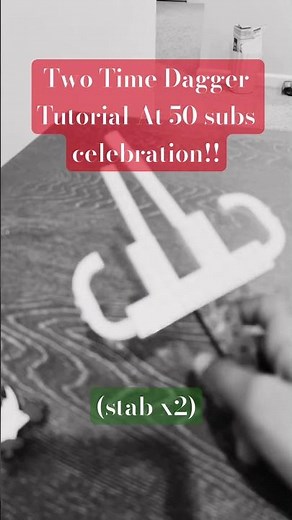 Two Time Dagger Tutorial at 50 subs!! #forsaken #lego