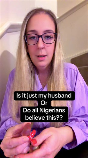 Is it just my husband or do all Nigerians believe this?? #TikTok #interracialcouple #nigeria #nigeriansinuk🇳🇬🇬🇧 #lagos