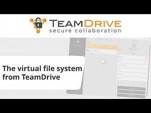 TeamDrive - The virtual file system [Tutorial - English]