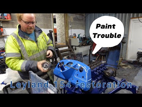 Leyland 154 restoration part 13 - Paint trouble