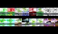 Mix of 8 videos from youtube : gummy bear song 32 versions!