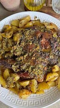 Lamb Shoulder and Roasted Potatoes