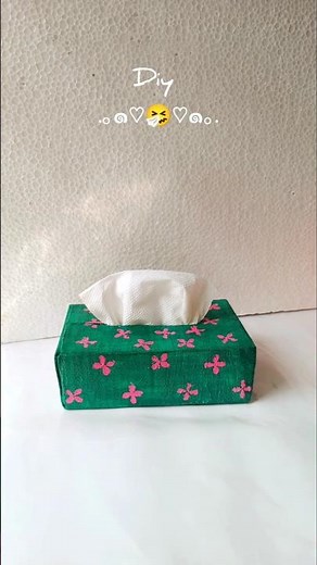 Diy Tissue Box#shorts #shortsviral #youtubeshorts #ytshorts #diy #craft