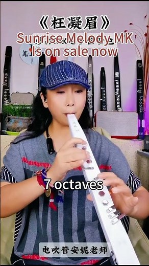 Sunrise Melody MK electric flute sound demonstration #ewi #sunrisemelody #windinstrument