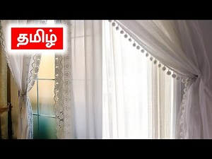 Lace Curtain: Cutting and Stitching Tutorial | Thaiyal Kalai | TK