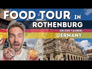 Rothenburg ob der Tauber Food Tour | Is The Food as Amazing as the City?