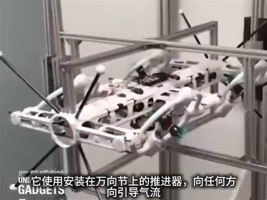 法国Aerix公司推出的 AXS-µ1 无人机，拥有全向推进技术，使无人机能够保持任意角度飞行，做出蛇形机动。