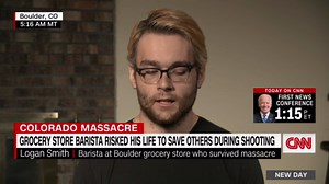 Boulder survivor recounts saving elder coworker during shooting