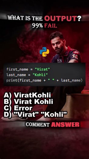 🔥 99% Beginners Get This Python Output Wrong! 😱 | Python Interview Question #coding #python