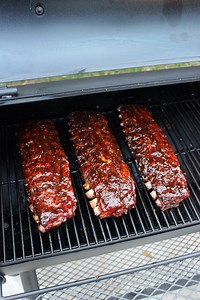 Smoked Honey Teriyaki Ribs are a must on the Oklahoma Joe's Smokers Highland Offset Smoker! 🔥 . After trying some steak on the Oklahoma Joe's Smokers Judge Charcoal Grill, I found myself craving some pork ribs. Have not made some smoked pork ribs in a while, so I decided to make something unique with these Smoked Honey Teriyaki Ribs. While they might not be the traditional flavor profile for ribs, they hold their own in deliciousness. Glazed with a sweet but savory Honey Teriyaki sauce for an a