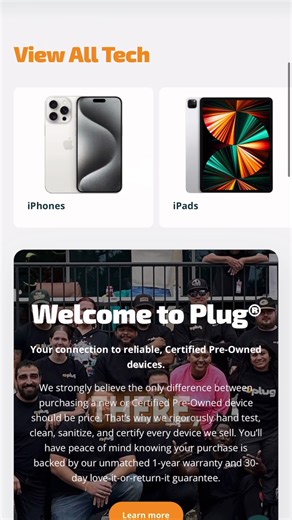 A step-by-step guide on how to order items from Plug, including the option to order through their website or mobile app, adding items to your cart, and ensuring your information is correct during checkout. | Plug - Shop Tech