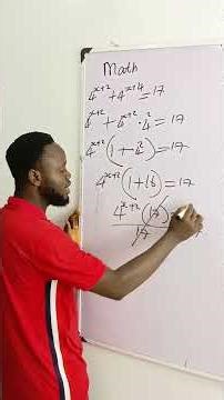 Tough exponential equation || #gcsemaths #satmath