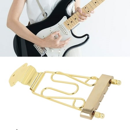 Guitar Trapeze Tailpiece Bridge, Shiny Appearance Golden 4 String Trapeze Tailpiece Bridge  for Semi Hollow Body Guitars - Walmart.ca