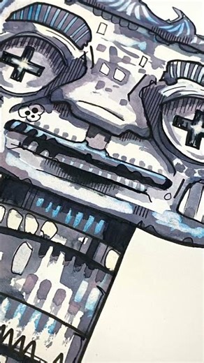 Barrington Penny - Pen and Ink Character Illustration