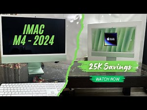 New iMAC M4 24" (2024) Apple - Unboxing and First Look | Full Overview