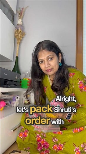 Packing Shruti's Order ‪@moishacloset‬ #poland #smallbusiness #etsy #teluguvlogslatest