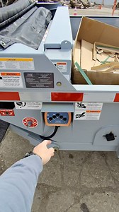 You can either use the side panel or the remote control with this trailer The moving bottom deck gives you a ton of options that other dump trailers cannot do. Like controlled unloading. I can have 3 different materials for 3 different jobs and accurately dump each one. More to come from @ants.trailers #dumptrailer #construction #jobsite | Tools in Action