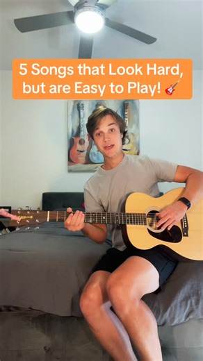 Dave - Beginner Guitar Teacher | Songs that look Hard, but are actually Easy 🔥🎸 #guitartok #guitar #musiciansoftiktok #fyp #foryou | Instagram