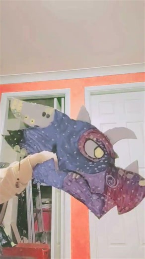 paper furry trend #trend #paperdragon #dragonpuppets #trending #foryou #fyp #craft #art #funny #oop
