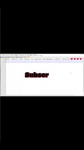 ⚡️ How to Open Emoji Keyboard on Windows (Secret Shortcut!) #shorts