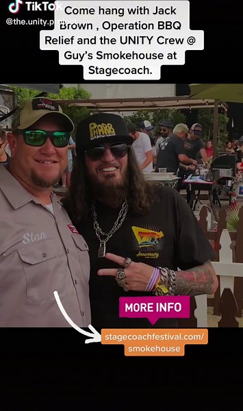 #Splice If you are at #stagecoach come hang with Jack Brown , Operation BBQ Relief and the UNITY Crew @ Guy’s Smokehouse at Stagecoach we will be going live, so join us when you can! @blimpinainteasy @stagecoach #stagecoach #unityproject #unitycrew #unityblimp #sophistafunk #smokehouse