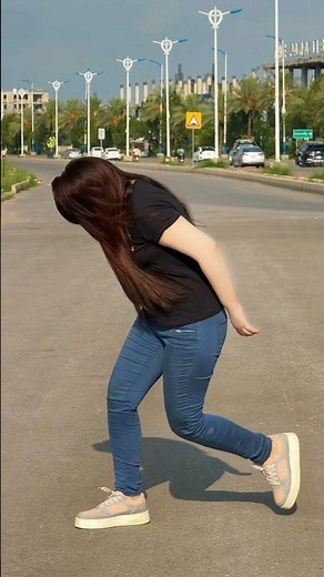 Black Outfit 🖤 Windy Walk Vibes | Stylish Girl Fashion Shorts #shorts #youtubeshorts #viralvideo