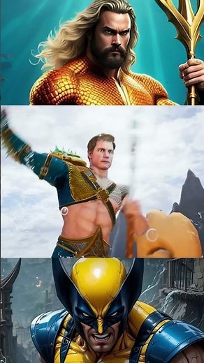 Aquaman 🌊 vs Wolverine 🐺 | Mortal Kombat 1 Epic Clash #shorts