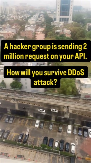 How will you survive DDoS attack? #java #coding #api #security #hacker #project #development #jobs