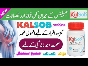 No.1 Calcium And Vitamin D3 Tablets Kalsob tablets benefits side effects and uses