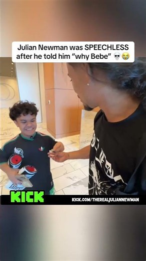 Julian Newman Was SPEECHLESS After Telling Him “WHY BEBE” 😭💀