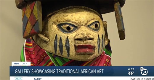 San Diego Mesa College showcases traditional African artwork