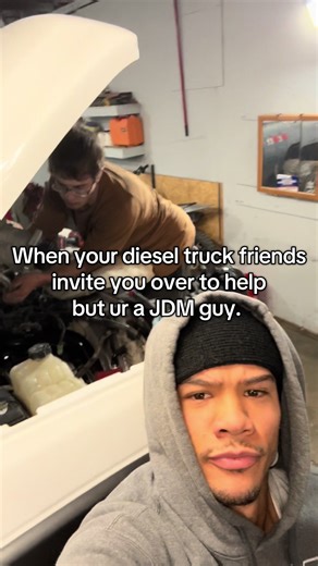 JDM Guy Helps Diesel Truck Friends: A Fun Encounter