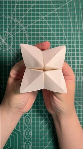 Classic Origami Fortune Teller 🔮 (Cocotte en Papier Facile) #origami #shorts #asmr