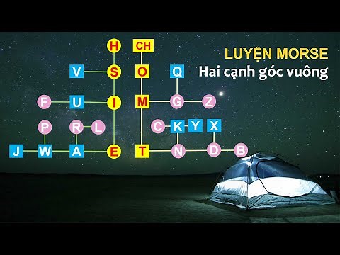 Luyện MORSE: 2 cạnh góc vuông của tháp morse