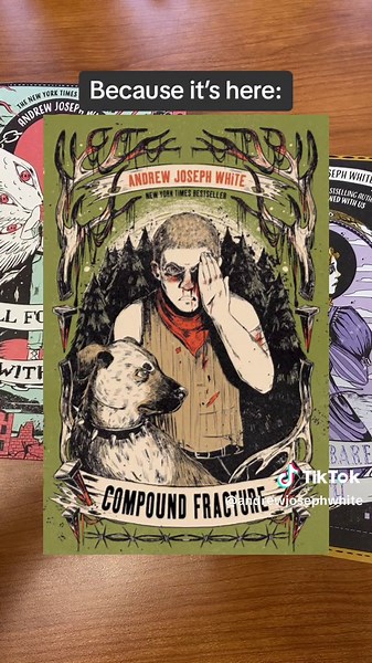 COMPOUND FRACTURE, my YA thriller and third novel, is out Sept 3rd! Everyone say thank you to Evangeline Gallagher for yet another STUNNING cover!! #andrewjosephwhite #compoundfracture #booktok #authorsoftiktok #writersoftiktok #authortok #writertok #queerbooks #transbooks #yabooks