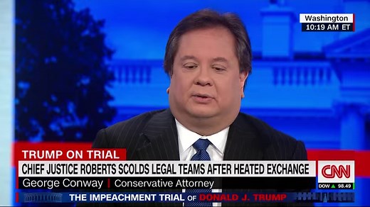 128K views · 3.4K reactions | George Conway on President Donald J. Trump: "He continually ... he's incapable, virtually incapable of telling the truth about anything, even when it's helpful to him. He's a pathological liar." https://cnn.it/2vfm1Er | CNN | Facebook