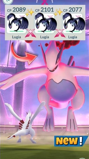 Using 3x✨️Shiny Dynamax Lugia in Raid Pokemon GO