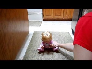 FISHER PRICE LITTLE MOMMY REAL LOVING BABY WALK & GIGGLE DOLL
