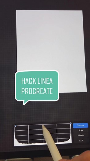 Cómo sacar líneas más rápido en Procreate: Hack de desenfoque