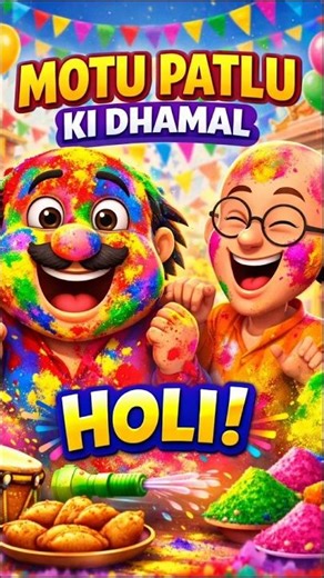 Motu Patlu Ki DHAMAKEDAR Holi 🎨💥 | Super Color Machine Blast 😂 | Holi Special Cartoon 2026