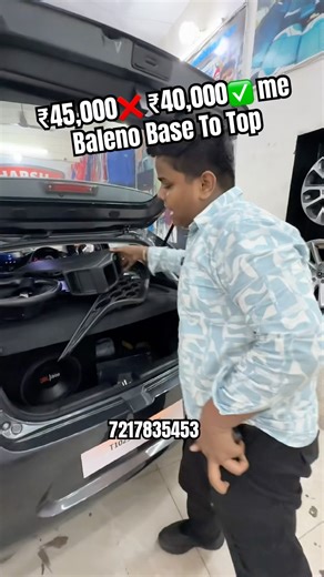 ₹45,000❌ ₹40,000✅ me Baleno Base To Top#baleno #marutisuzuki #balenomodified #viralshort #trending